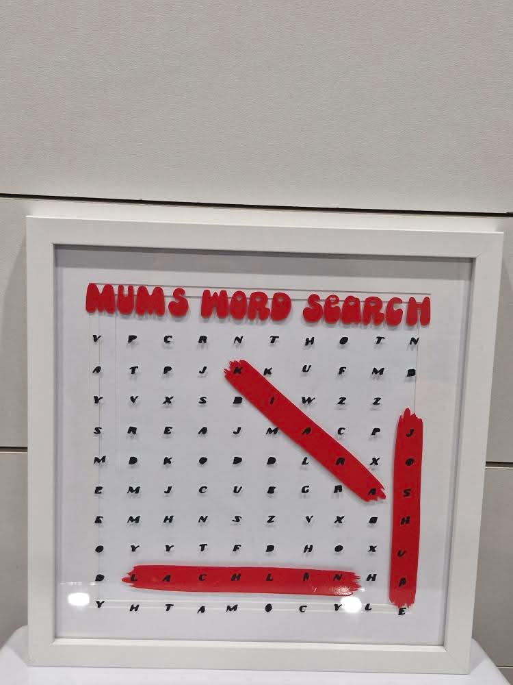 Frame - Mum's word search