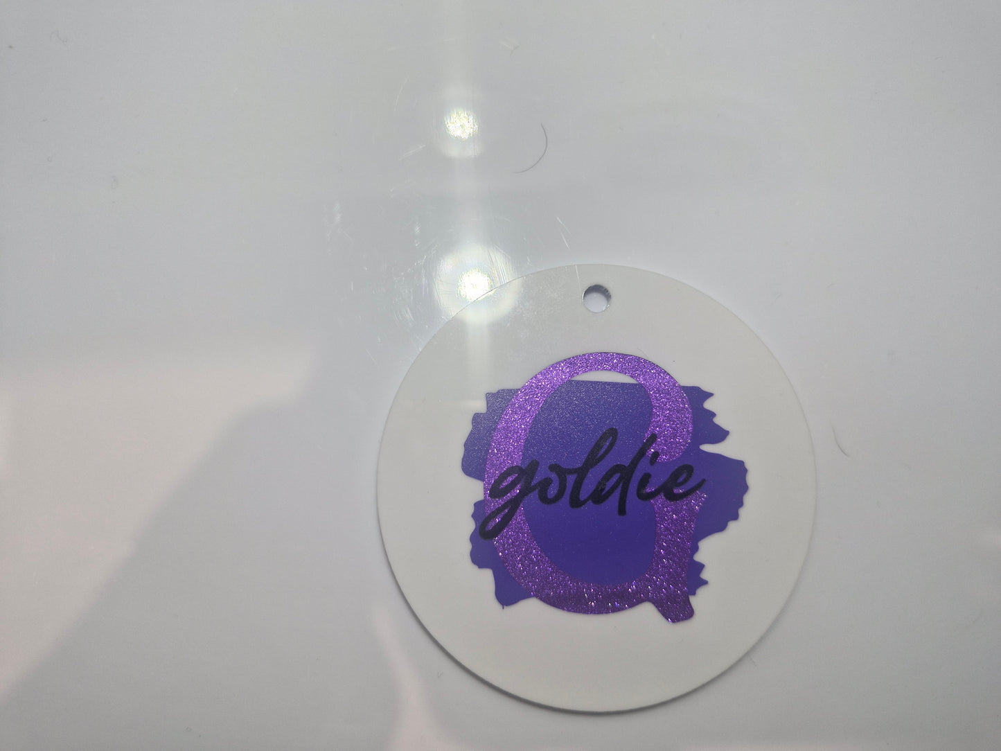 50mm Keychain - Monogram