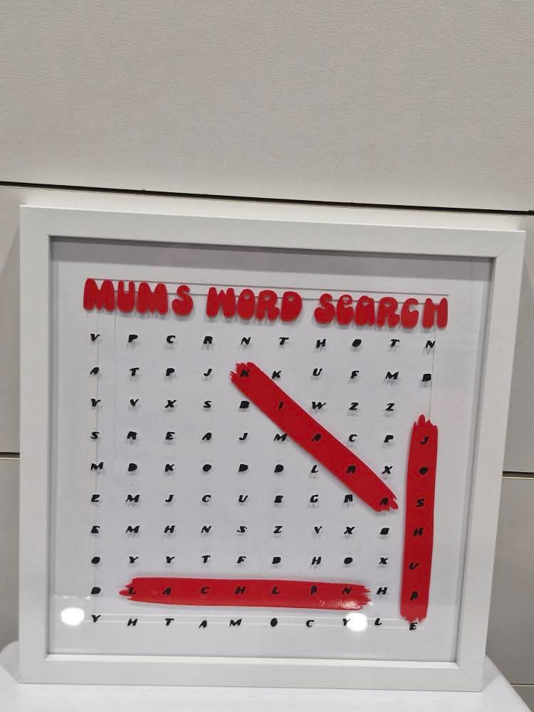 Frame - Mum's word search