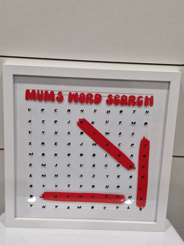 Frame - Mum's word search