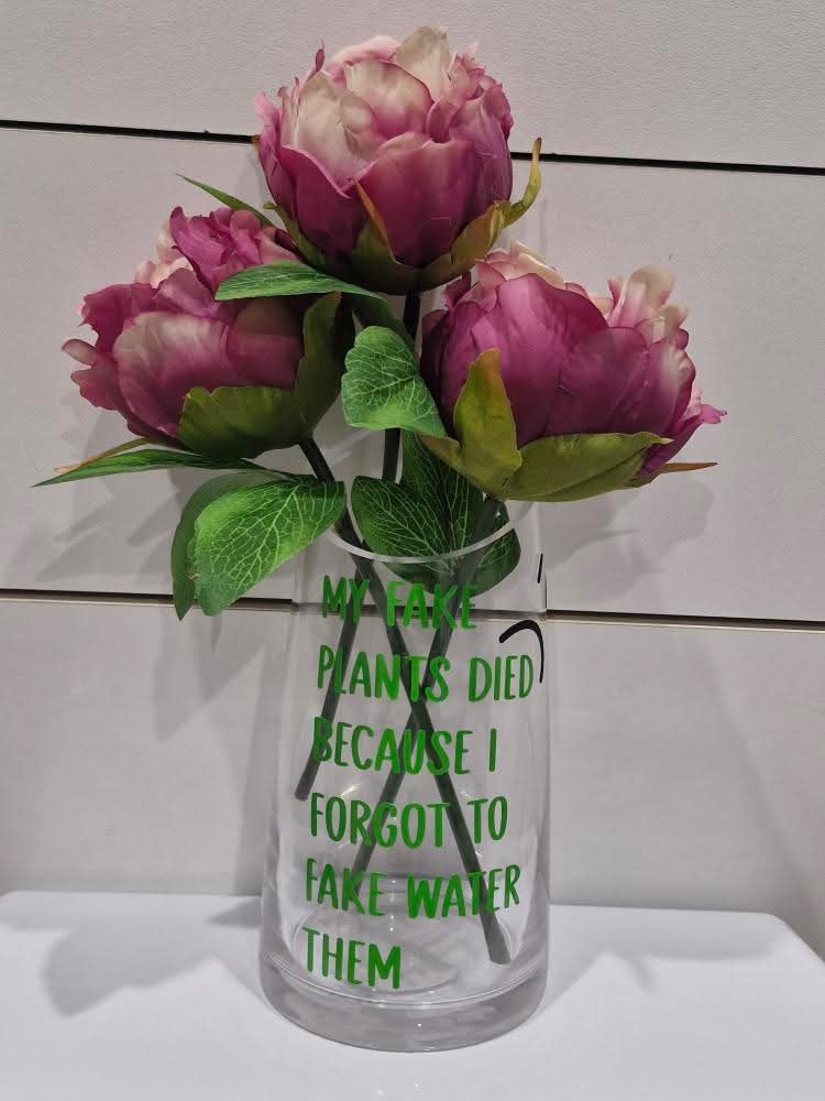 Vase - My fake plants died because I forgot to water them