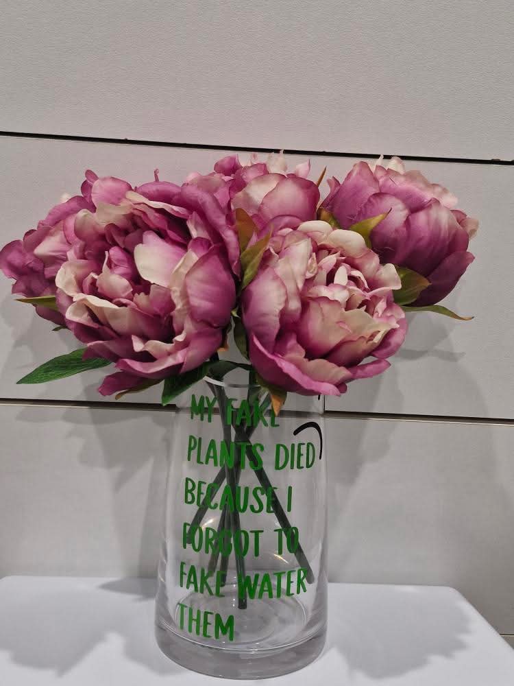 Vase - My fake plants died because I forgot to water them